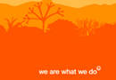 Logo ?We are what we do?