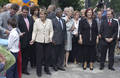 UN-Generalsekretär Kofi Annan begrüßt Joy Denalane in Bonn als neue Botschafterin der UN-Millenniumkampagne.