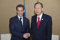 Sarkozy & Ban Ki Moon